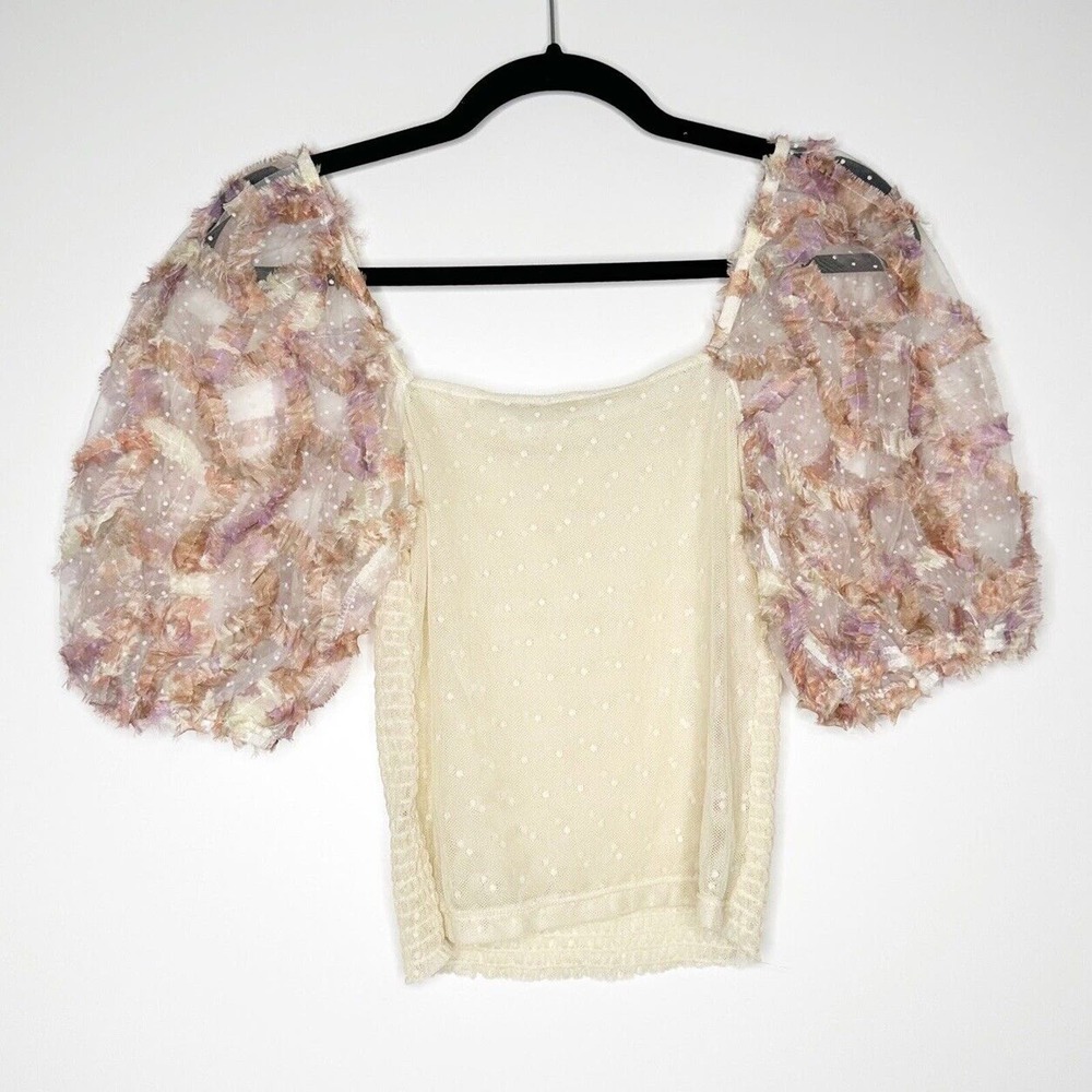 NWOT Free People Intimately Free Silverlake Picnic Cami Womens Cream SZ S - Picture 4 of 6